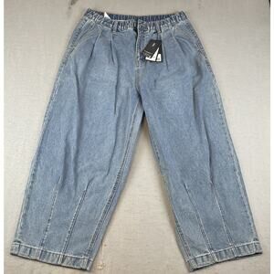 Musinsa Standard Balloon Wide Leg Womens Sz 36 Jeans Denim
